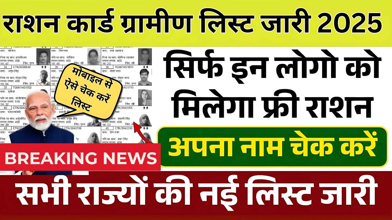 Ration Card List 2025