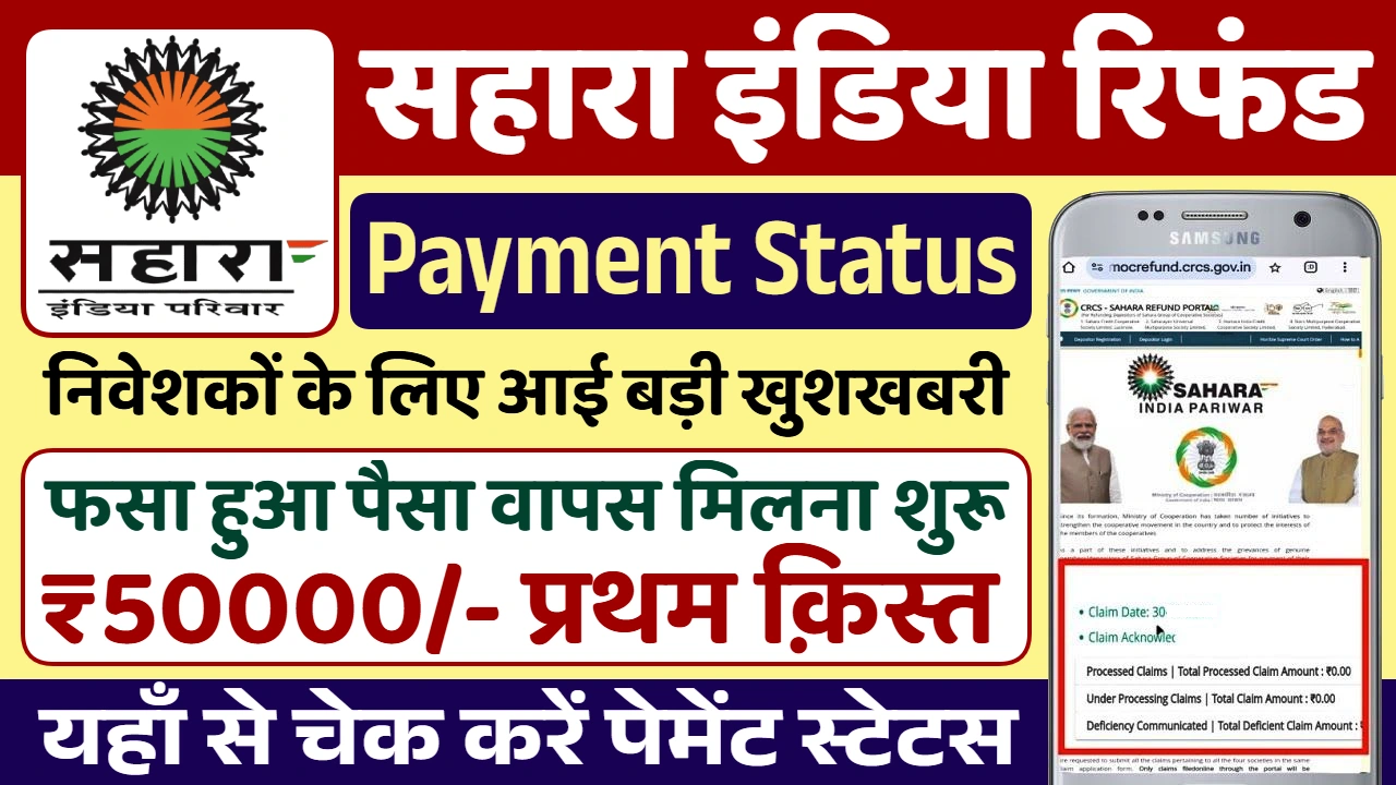 Sahara India refund list update